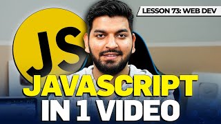 Complete JavaScript Course in 1 Video 2024