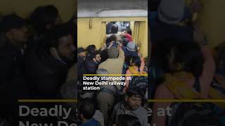 Stampede at New Delhi railway station kills at least 18 people | AJ#shorts