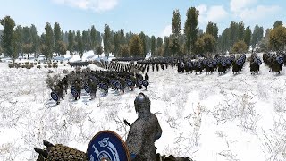 Viking Army 1000 vs Vlandian Army 1000 maxum soldiers in battle Legendary battle