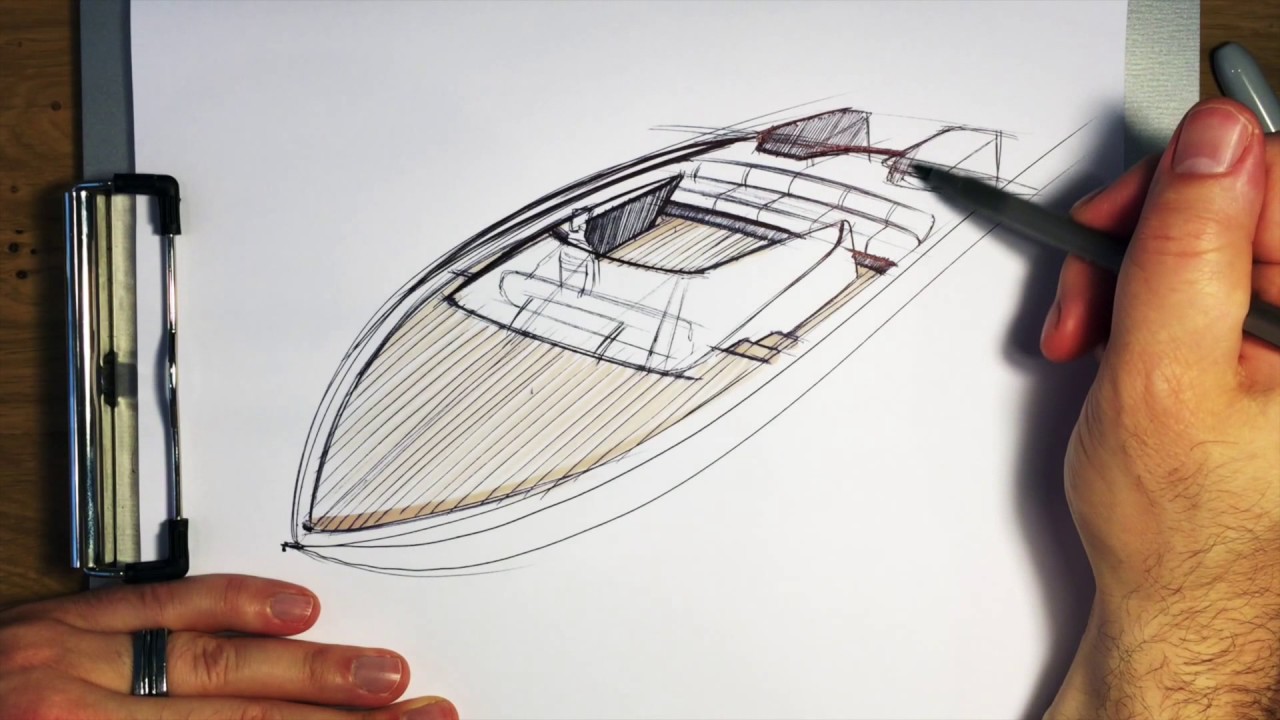 How To Draw Speed Boat - YouTube