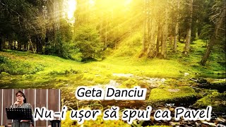 Geta Danciu *Un grupaj de cântări*