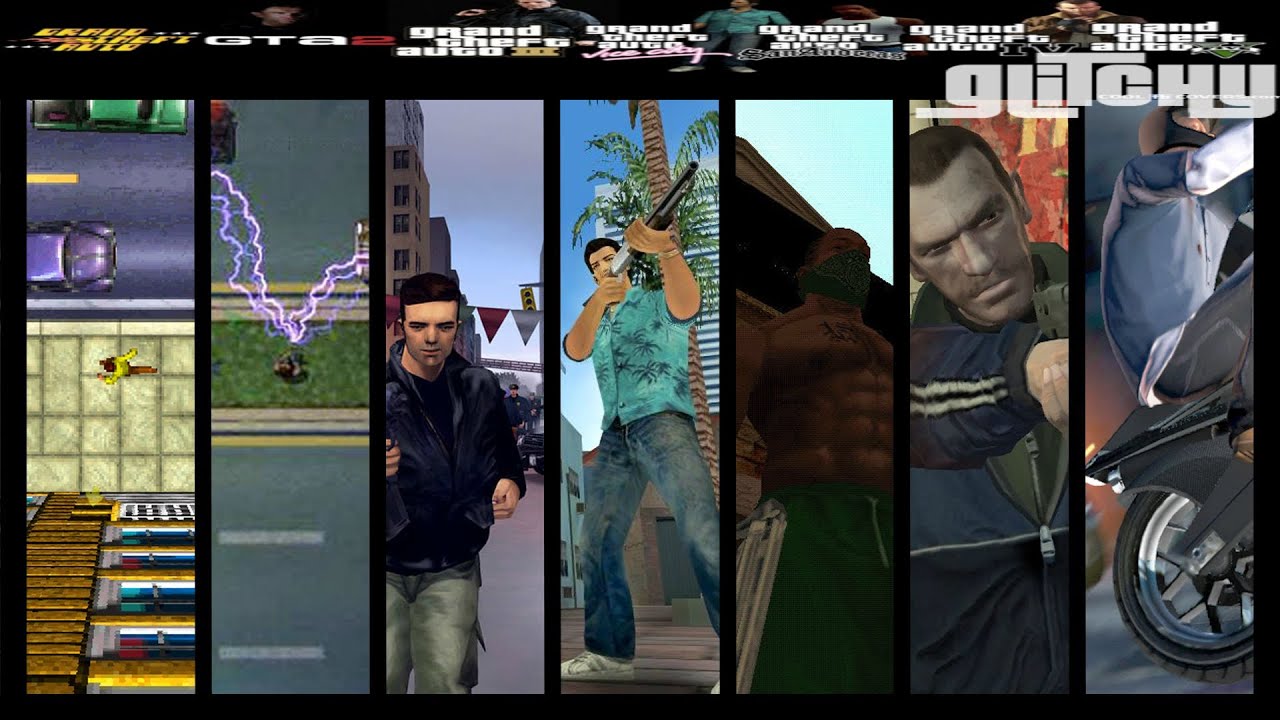 THE EVOLUTION OF GRAND THEFT AUTO GTA Timeline - YouTube