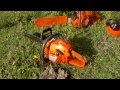 Two Husqvarna 340 chainsaws bigbore and standard