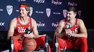 Branden Carlson and Rollie Worster Press Conference | 2023 Pac-12 Men’s Basketball Media Day | Utah