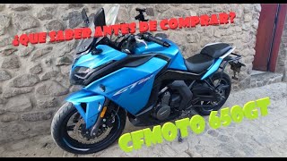 QUE SABER ANTES DE COMPRAR: CFMOTO 650GT