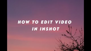 How to edit video in inshot | urdu lyrics editing in inshot | #inshot #naveenaestic