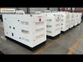 cummins diesel generator sets 100kva 150kva 200kva silent type with canopy