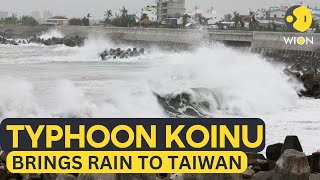 Millions off work as Typhoon Koinu brushes past Taiwan with lashing rain | WION Originals