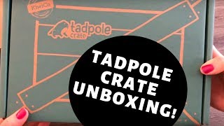 KiwiCo Kiwi Crate Unboxing and Review / Tadpole Crate