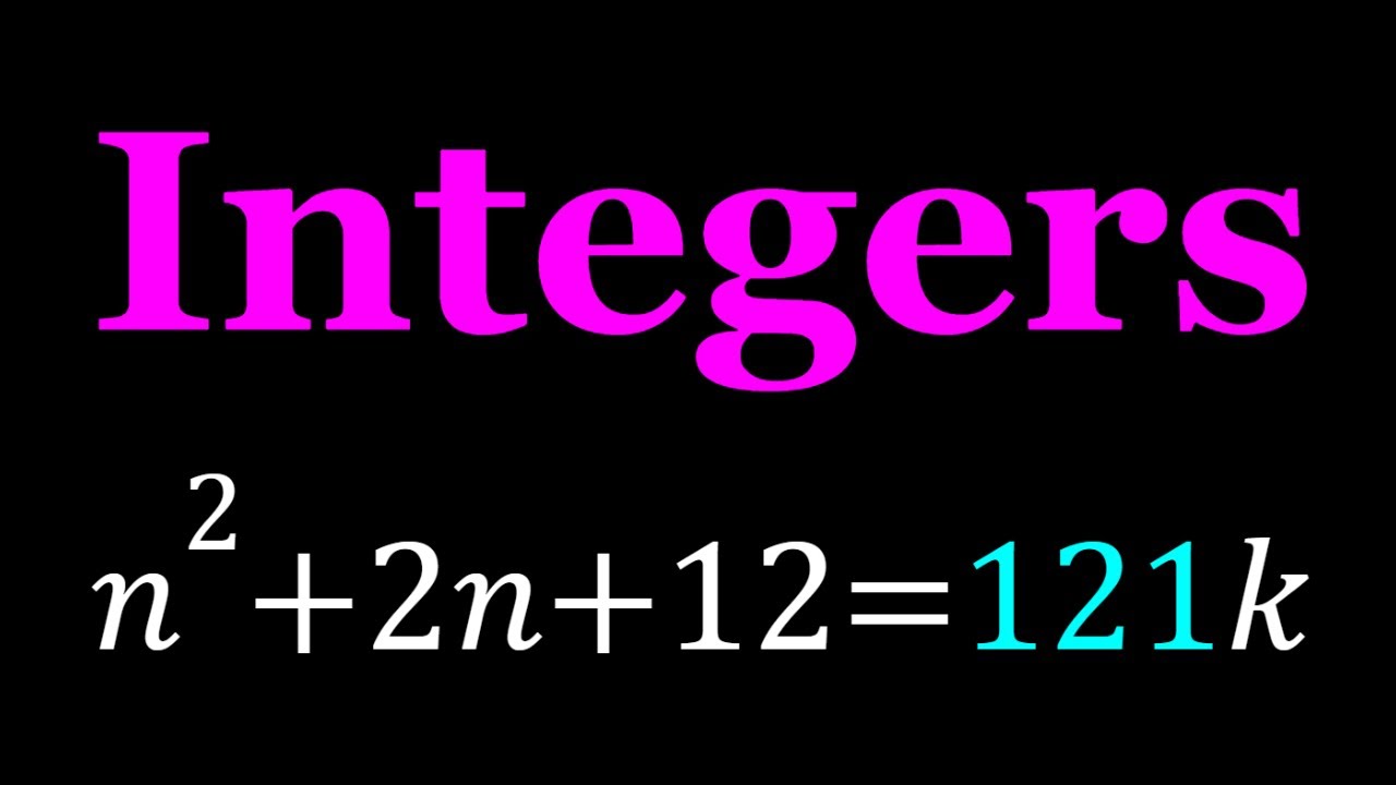 A Number Theory Problem From Canadian Math Olympiads - YouTube