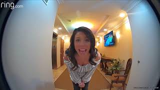 Nicole Murray Has Fun With A Ring Video Doorbell