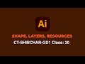 CT-SHIBCHAR-GD1 Class: 20 [Illustrator: Shape, Layers, Resources]