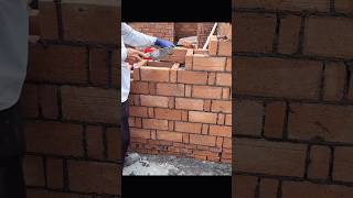 The process of laying brick with 24 walls in empty