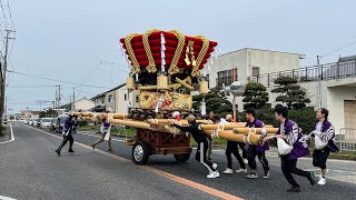 R6.3.30 淡路島 八木 天野神社春祭り 宵宮 だんじり(鳥井・大久保) 2024/03/30(土)