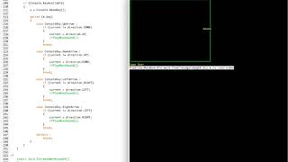 Creating a C# console Snake game - Part #6 - Controlling the snake