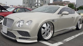 4K【場内5】ベントレーコンチネンタル🦙オーラがすごい🥴StanceNation Japan 2022 Tokyo＠お台場