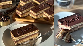 OPERA SZELET🍫☕️ Kávés-Csokoládés elegancia 🤌🏻🤗 BebePiskóta