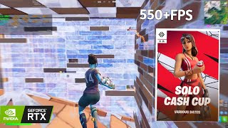 RTX 3060 + Ryzen 7 5700x | Solo Cash Cup | Fortnite CHAPTER 6 | Performance Mode | 780+FPS | 1080p