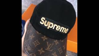 louis vuitton    supreme  sun helmet