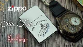 Zippo la mã sưu tầm chủ đề tàu sân bay | Đồng hồ zippo