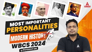 🔴 Important Personalities of Modern History | WBCS 2024 | History by Rahaman Sir #rahamansir #wbcs