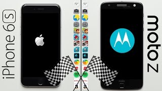 iPhone 6S vs. Moto Z Speed Test