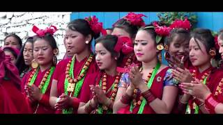 Village cultural dance in Parbat Lespar near the mountain area