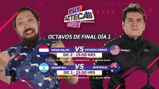 Países Bajos vs Estados Unidos | Fut Azteca eCup | Octavos de Final | Día 1