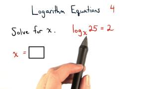 Logarithm Equations Practice 4 - Visualizing Algebra