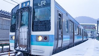 #サビだけ鉄道PVシリーズ 【鉄道PV】雪の中を走る長野の車両たち