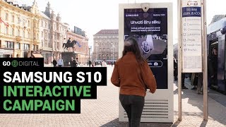 Samsung S10 interactive campaign
