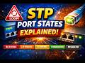 STP Port States Explained | Beginners