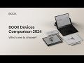 BOOX Comparison 2024: Which Device Should You Choose?