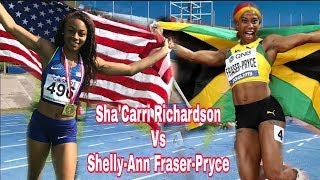Sha'Carri Richardson VS Shelly-Ann Fraser-Pryce (Who is your Favorite ?) || Sprinter Battle