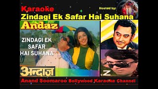 Zindagi Ek Safar Hai Suhana_Karaoke+ scrolling Lyrics in English. Free download. Get ready to sing