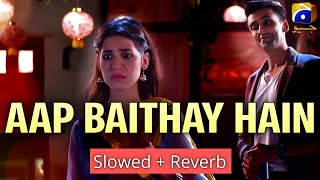 Aap Baithay Hain - Dhaani Drama (OST) || Slowed and Reverb || Bass Boosted