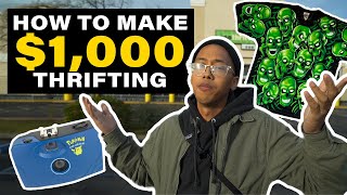 How To Make $1,000 A Day Thrifting | Thrift Flip #1