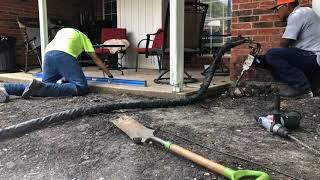 FoamWorks - Patio soil stabilization & leveling