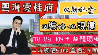 惠州大亞灣［粵海壹桂府］國企發展商 |粵港澳大灣區核心城市 |生態半山豪宅 |單價6500，准現樓.帶裝修 |首期款8萬左右 | 精緻園林 精緻戶型 精緻生活配套#一手新房 #惠州房产 #精装现房