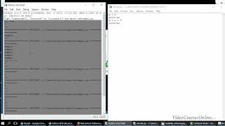Python: Variables, creating and running external script, interactive Shell
