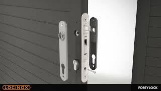 Locinox - Fortylock Inset lock for 40mm profiles