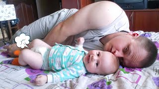 Funny Baby and Daddy Hilarious Moments - Cute Baby