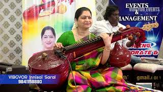 Veena Instrumental show with Meerakrishna| Wedding Event | VIBGYOR Innisai Saral#chennai#wedding