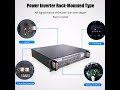 5kva 2.4kw 2400w 48vdc rack mount single phase 2400 watt pure sine wave inverter