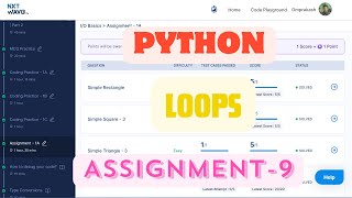 ASSIGNMENT - 10A | Loops | Python | Nxtwave