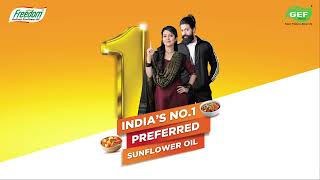 India’s No.1 Choice | Freedom Refined Sunflower Oil