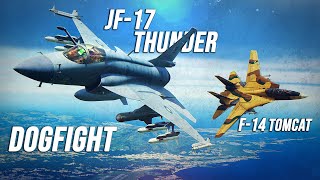 Trying Out Manual Wing Sweep F-14A Tomcat Vs Jf-17 Thunder Dogfight | Digital Combat Simulator | DCS
