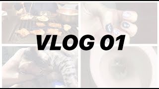 VLOG 01 | 0729~0804 做指甲。吃烤肉。小虎日記