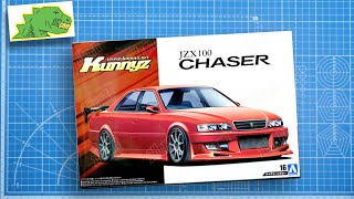 Обзор 1/24 Kunny'z Toyota Chaser Tourer V JZX100 (05303) by Aoshima