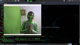 Pose Estimation & Body movement tracking using Python OpenCV | Linux | Machine Learning